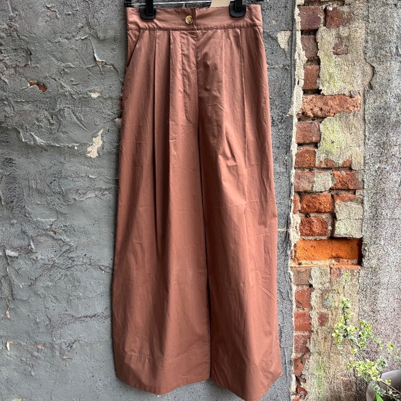 Rachel Comey Wide Leg Pants in Brown NWT - Picture 13 of 13